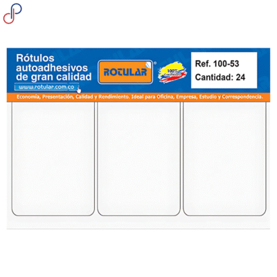 Rótulo Adhesivo Rotular 100-53