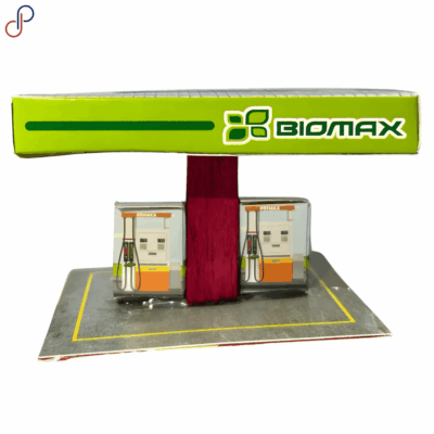Maqueta Estación de Gasolina x6