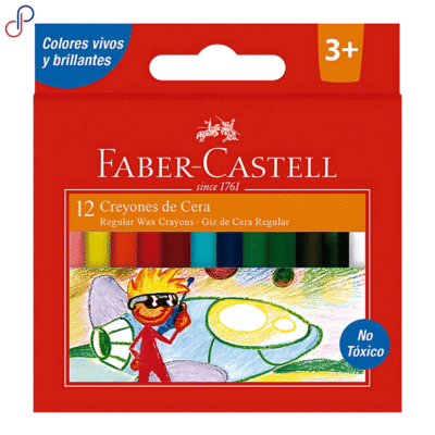 Crayones Faber-Castell Cortos x12