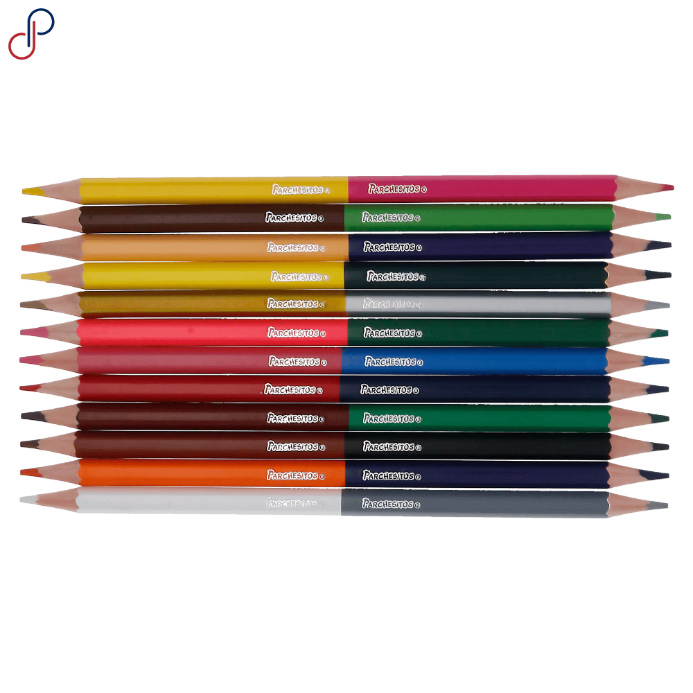 Colores Parchesitos 3mm Doble Punta x12 - Imagen 2