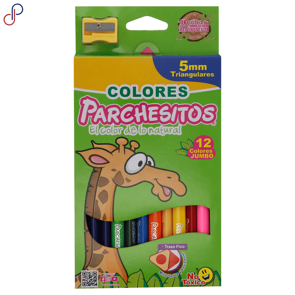 Colores Parchesitos Jumbo 5mm x12