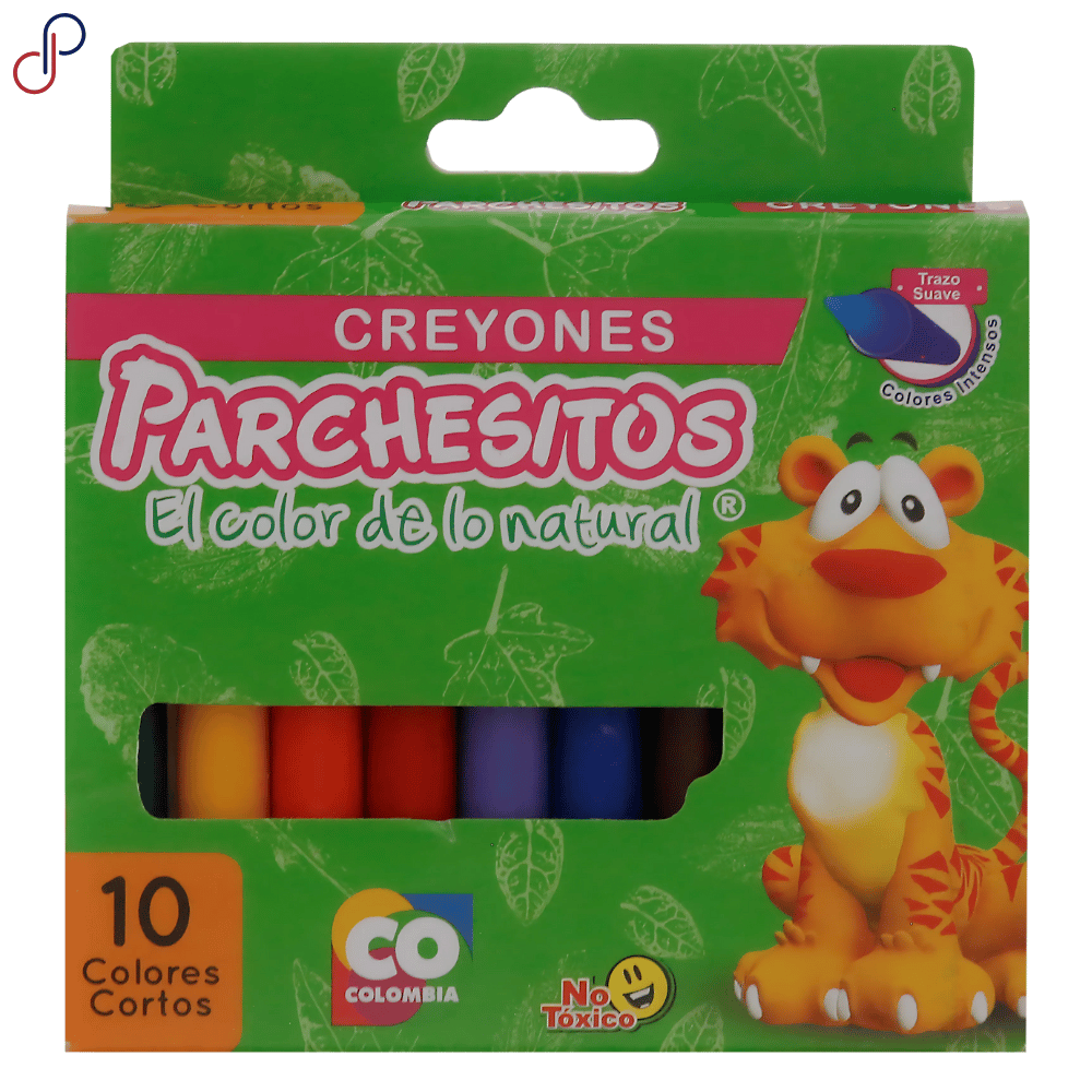 Crayones Parchesitos Cortos x10