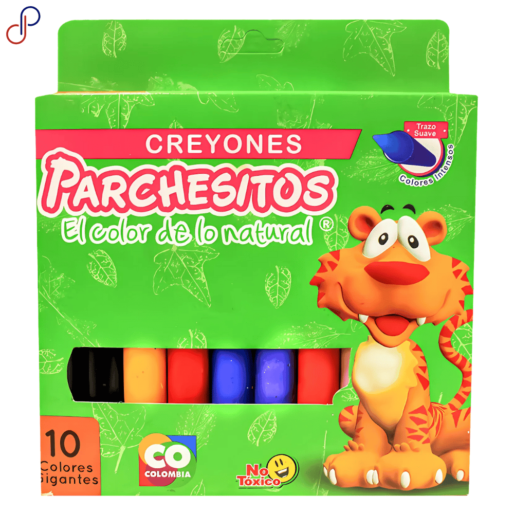 Crayones Parchesitos Jumbo x10