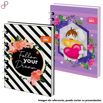 Cuadernillo Crazys Love Pasta Dura Dama