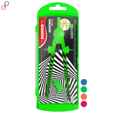 Compás Kores Metálico Grafiko Neón