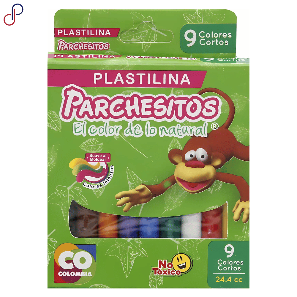Plastilina Parchesitos Corta x9