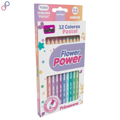 Colores Primavera Flower Power Pastel x12