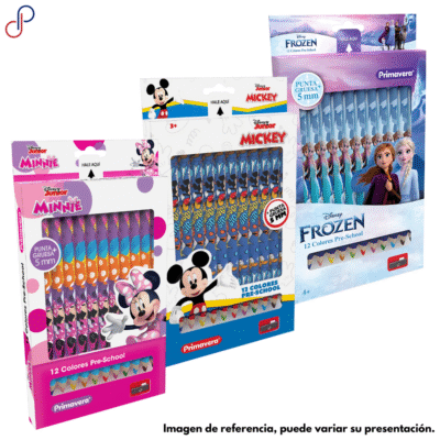 Colores Primavera Jumbo Personajes x12