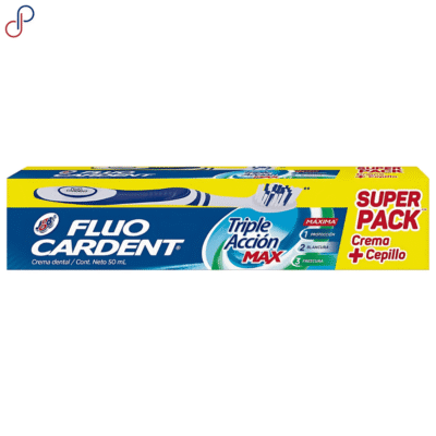 Crema Dental Fluo Cardent 50ml + Cepillo