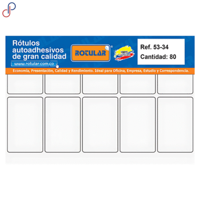 Rótulo Adhesivo Rotular 53-34