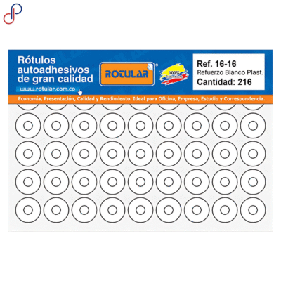Rótulo Adhesivo Rotular Refuerzo