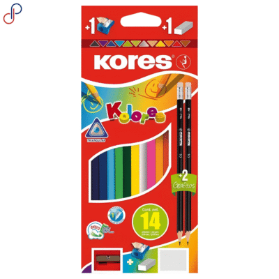 Colores Kores x12 + 2 Lápices
