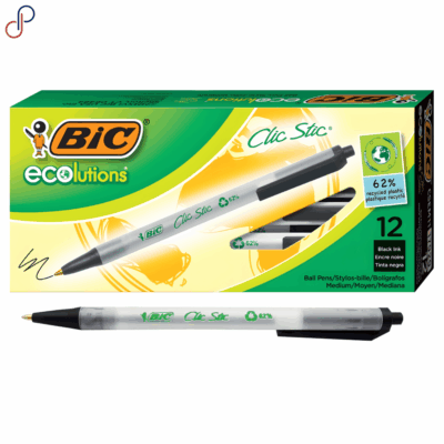 Esfero BIC Eco Clic Negro x12