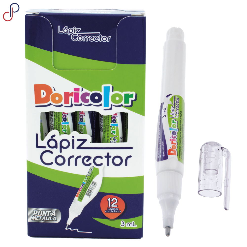 Lápiz Corrector Doricolor Mini x12