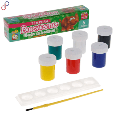 Tempera Parchesitos x6