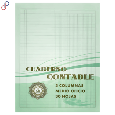 Cuaderno Contabilidad 3 Columnas - Presentaciones
