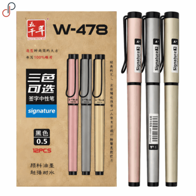 Esfero Gel Negro W-478 x12