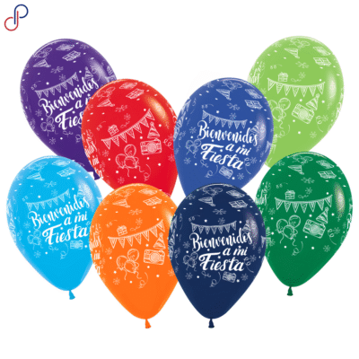 Globo Rumatex Bienvenido A Mi Fiesta x12
