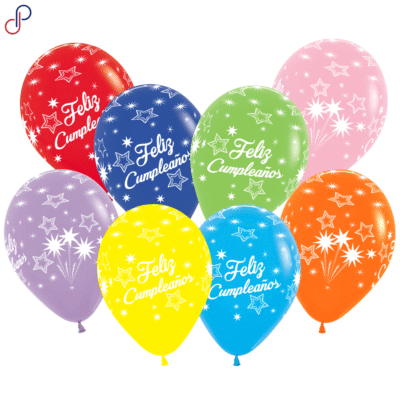 Globo Rumatex Feliz Cumpleaños x12