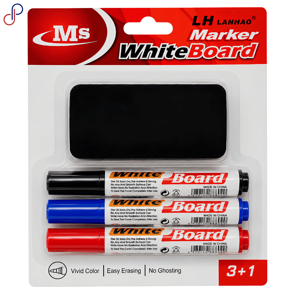 Kit Marcadores Borrables + Borrador