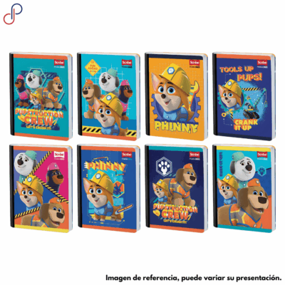 Cuaderno Master Cosido Pupstruction