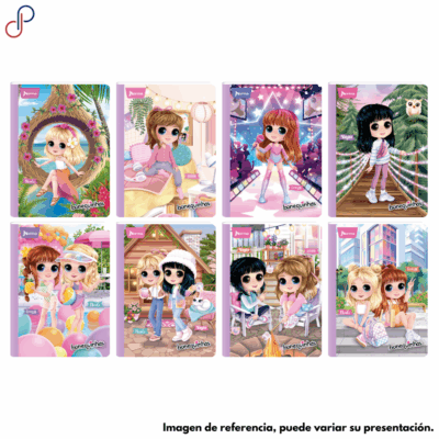 Cuaderno Norma Cosido Bonequinhas