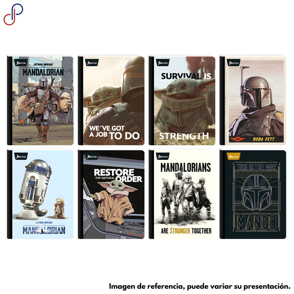 Cuaderno Norma Cosido Mandalorian
