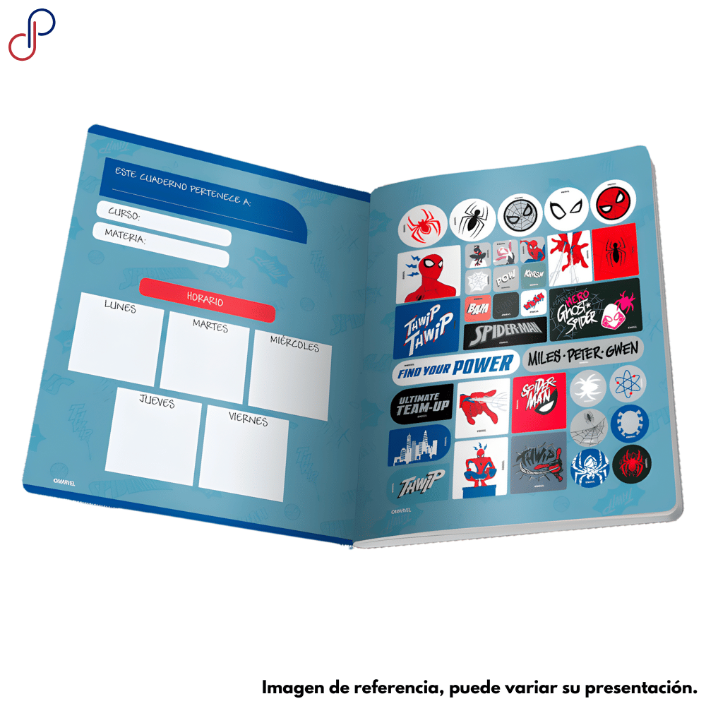Cuaderno Scribe Cosido Spiderman - Imagen 2