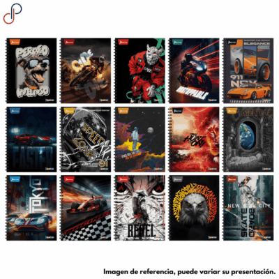 Cuaderno X-Presarte Argollado Durabook Masculino