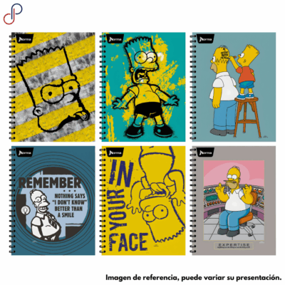 Cuaderno Norma Argollado Grande Durabook Simpsons