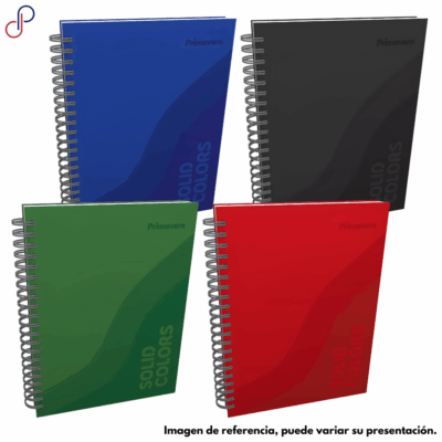 Cuaderno Primavera Argollado Multimaterias Solid Colors Hombre