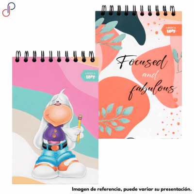 Cuadernillo Crazys Love Vertical Pasta Dura Dama