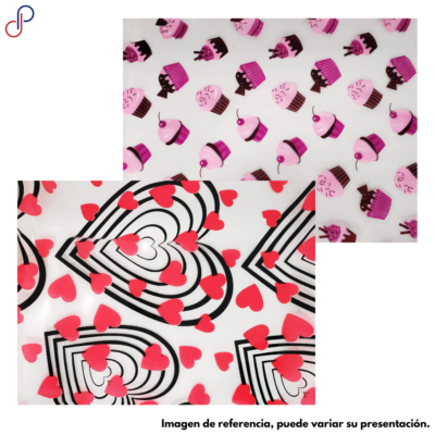 Papel Celofán Estampado x10