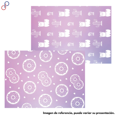 Papel Tornasol Estampado Pliego x10