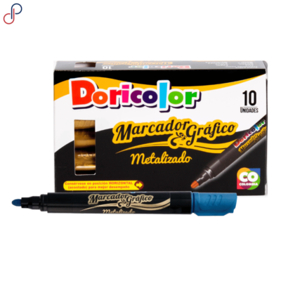 Marcador Doricolor Metalizado Colores