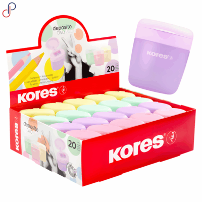 Tajalápiz Kores Two Pastel Doble x10