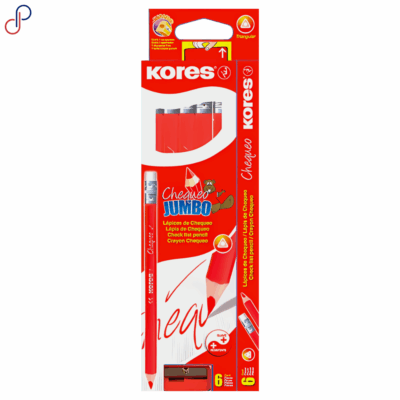 Lápiz Kores Chequeo Jumbo x6