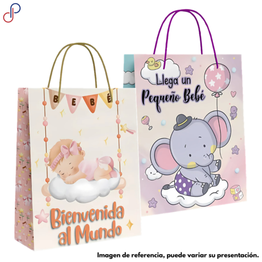 Bolsa De Regalo Primavera Bebe Niña - Imagen 2