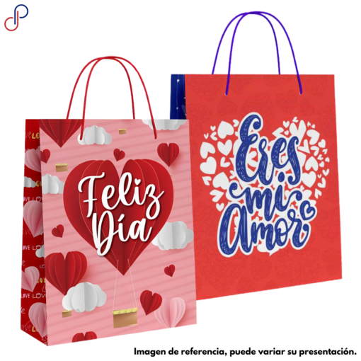 Bolsa De Regalo Primavera Corazones - Imagen 2
