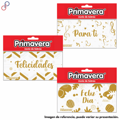 Lluvia de Sobres Primavera Blanco