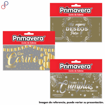 Lluvia de Sobres Primavera Metalizado