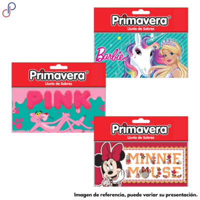 Lluvia De Sobres Primavera Personajes Niña x12