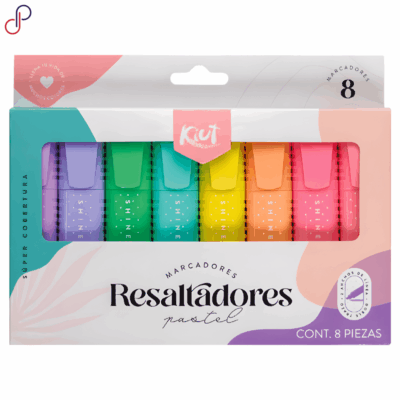 Resaltadores Kiut Pastel x8