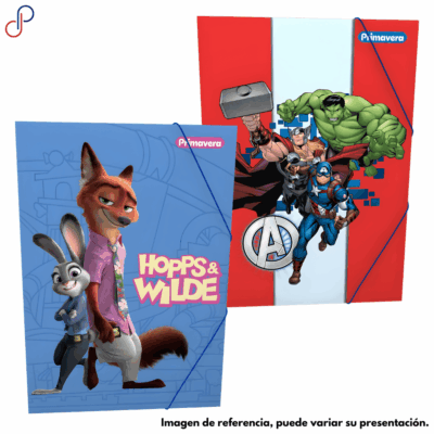 Carpeta Liga Primavera Plástica Disney
