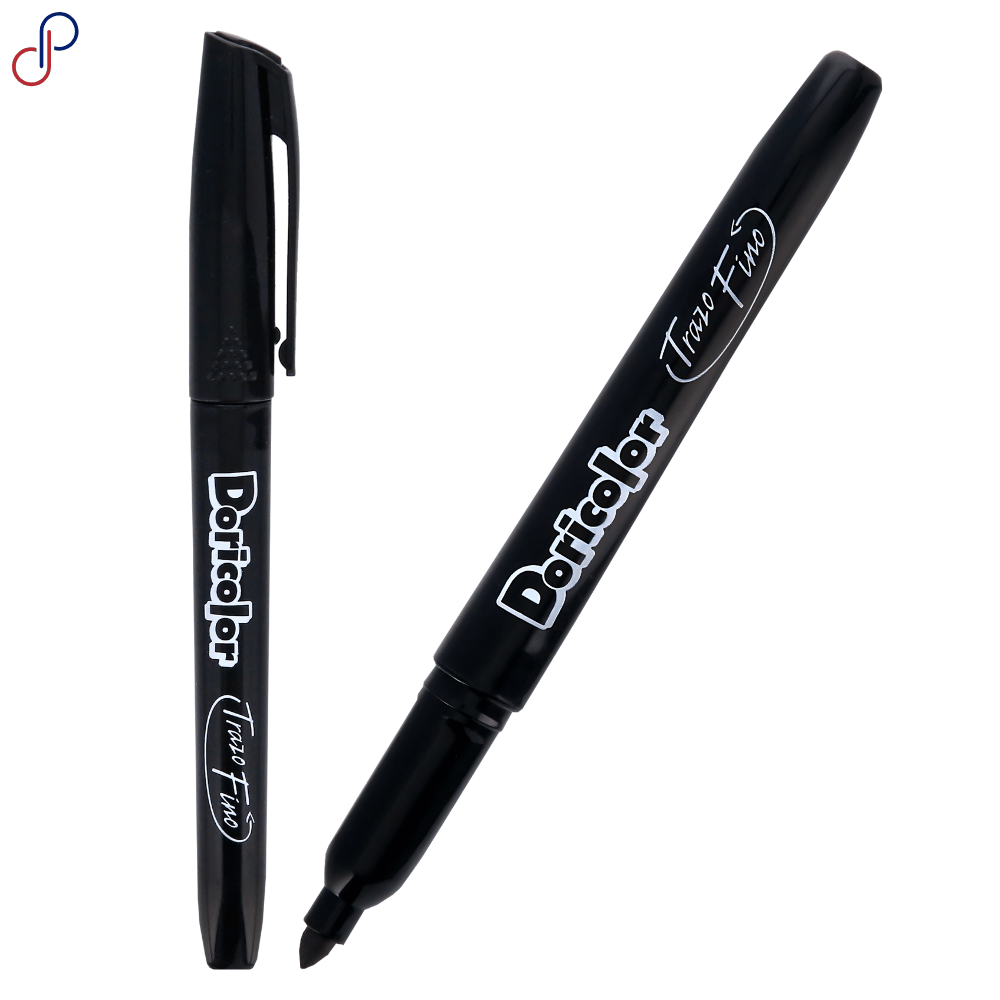 Marcador Doricolor Fino Negro