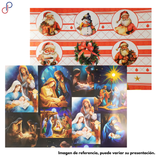 Papel De Regalo Rairan Navidad x25 - Imagen 2