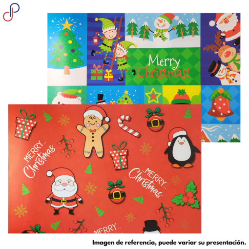 Papel De Regalo Rairan Navidad x25