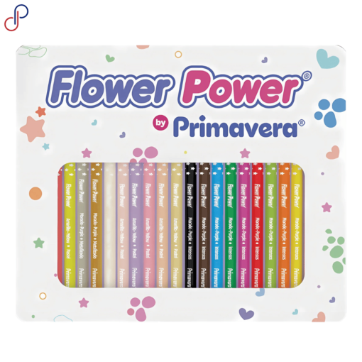 Colores Primavera Flower Power Caja Metálica x24