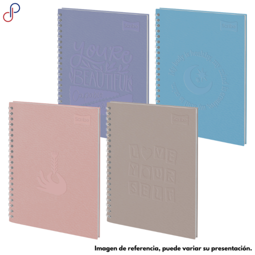 Cuaderno Scribe Argollado Grande Pasta Dura Cuero