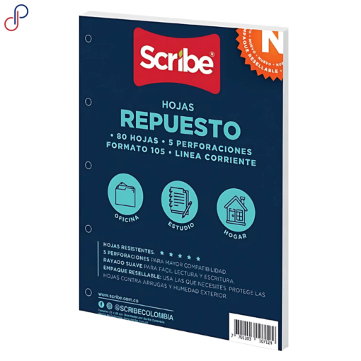 Repuesto Folder Scribe 105 Rayado